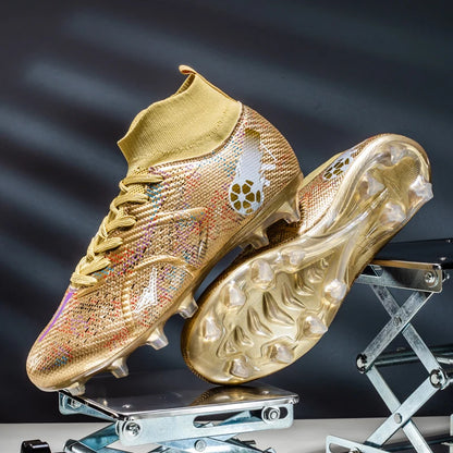 Nieuwe voetbalschoenen voor heren, ademende trainingsschoenen met noppen voor gras, lange spikes voor wedstrijden, indoor sneakers, ultralicht, dropshipping
