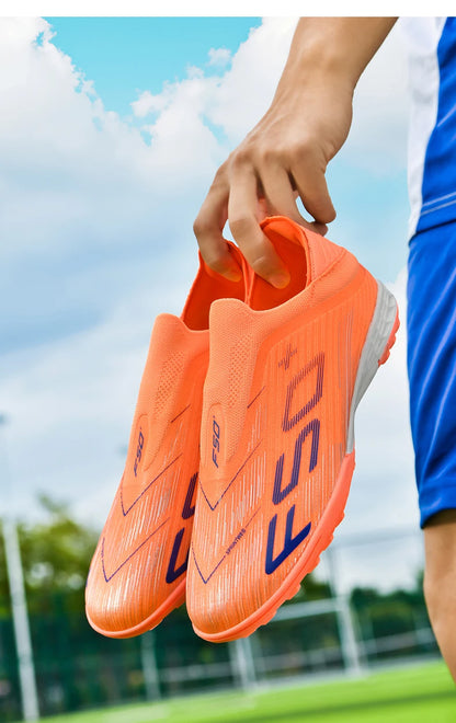 Nauji vyriški futbolo bateliai dirbtinei vejai, patogūs, itin lengvi futbolo batai, neslystantys sportiniai FG bateliai žolei, salės futbolui, suaugusiesiems, neslystantys