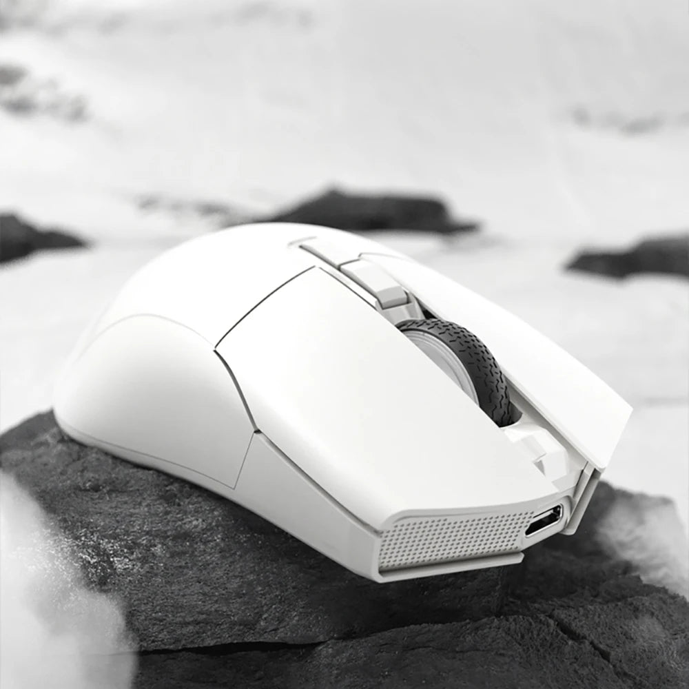 Rato Gaming Sem Fios Motospeed Darmoshark N3 Pro Bluetooth Double 8K Tri-Mode Recarregável PAW3395 64g Ergonómico para Gamer