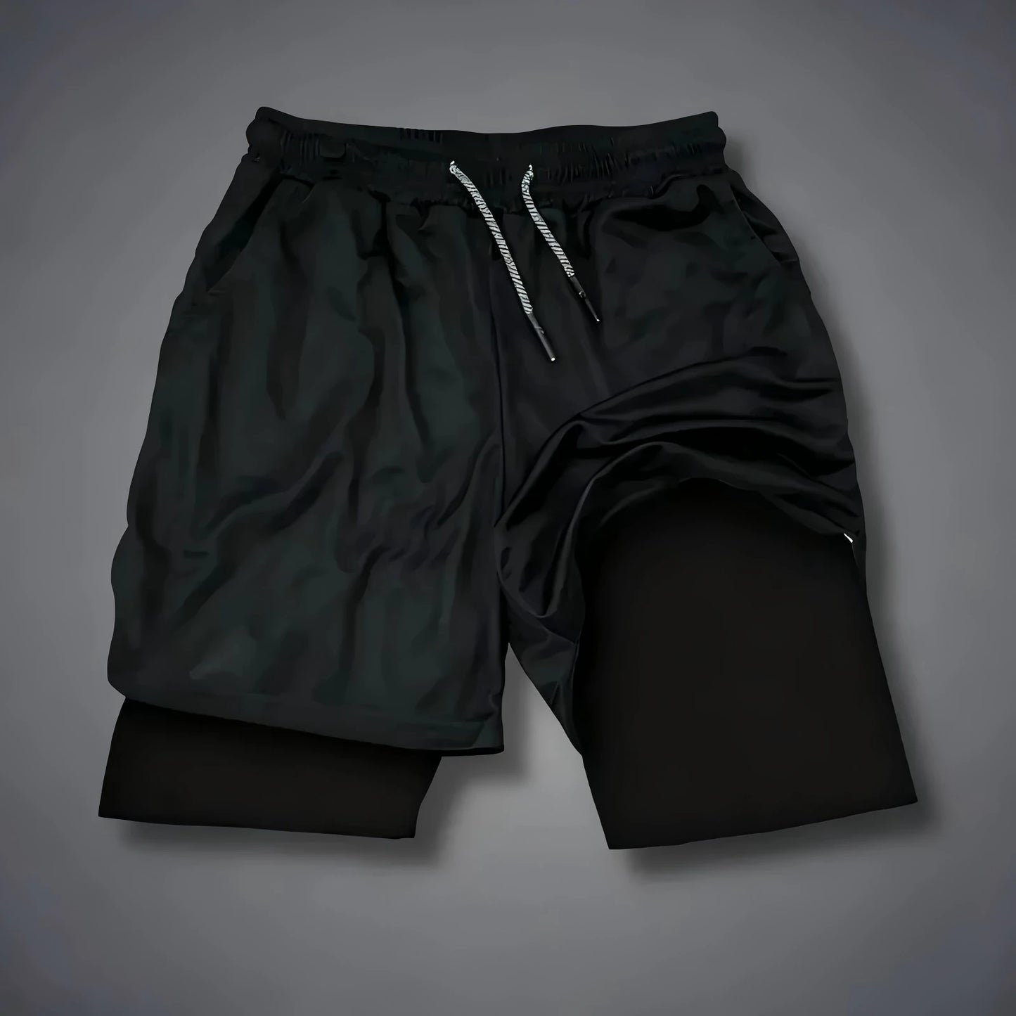 Dragon Ball Son Goku Summer Men's Bot Fitness 2025 Double-Layer Replica Two-Piece Loose-Fit Training Running Shorts Casual Pants