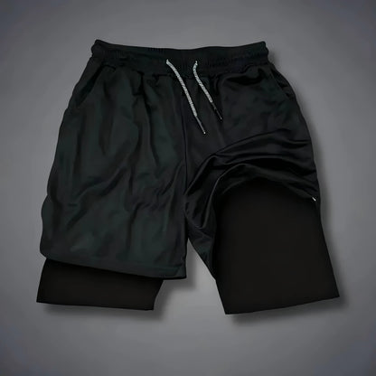 Dragon Ball Son Goku Summer Men's Bot Fitness 2025 Double-Layer Replica Two-Piece Loose-Fit Training Running Shorts Casual Pants