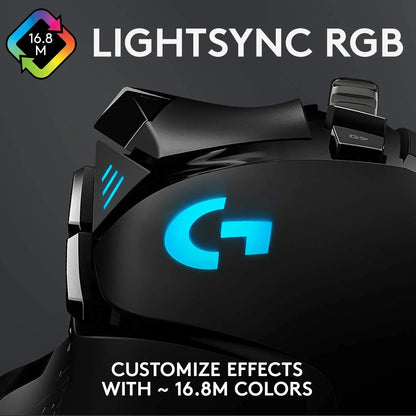 Logitech G502 HERO High Performance Wired Gaming Mouse HERO 25K Sensor 25,600 DPI RGB Adjustable Weights 11 Buttons PC/Mac Mouse