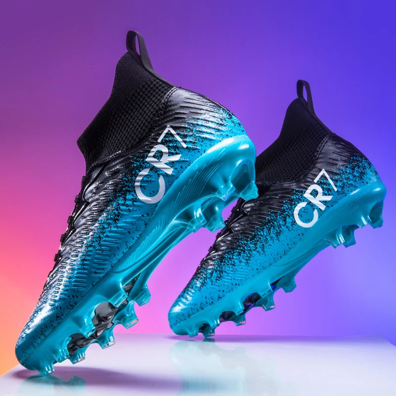 Autumn Hot Selling Shock-Absorbing Adult Football Shoes Soft and Stable Sports Shoes Rebound Wrapped Lightweight Cleats