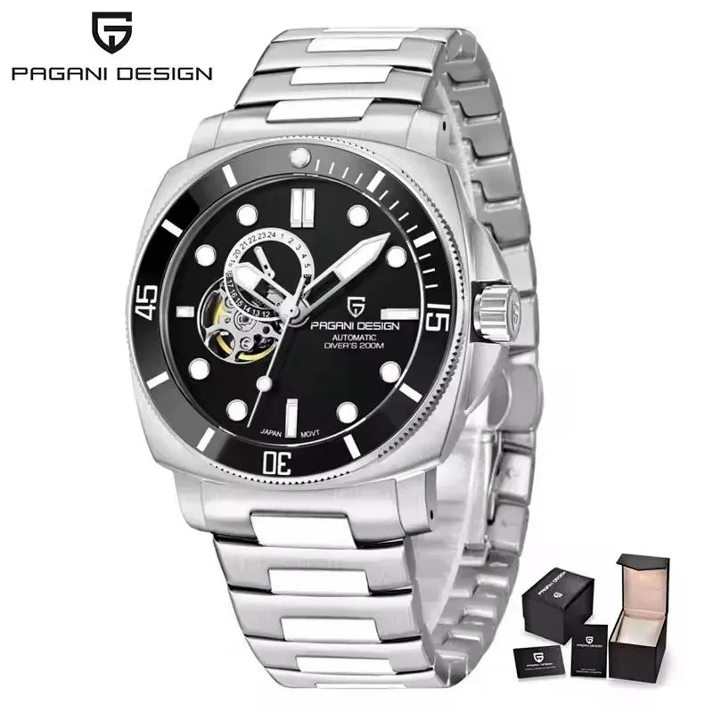 PD1736 PAGANI DESIGN 2025 Men Automatic Mechanical Watches Casual Fashion Sapphire Stainless Steel Diving TMI NH39 Men's Watch