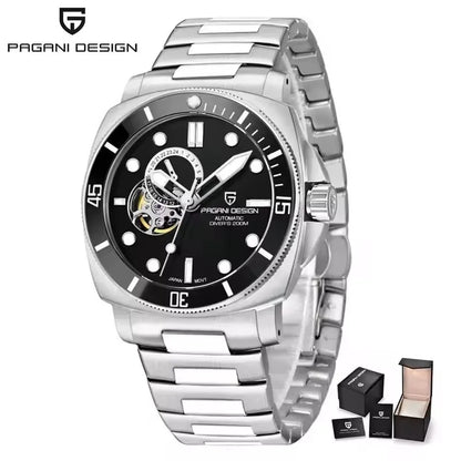 PD1736 PAGANI DESIGN 2025 Men Automatic Mechanical Watches Casual Fashion Sapphire Stainless Steel Diving TMI NH39 Men's Watch