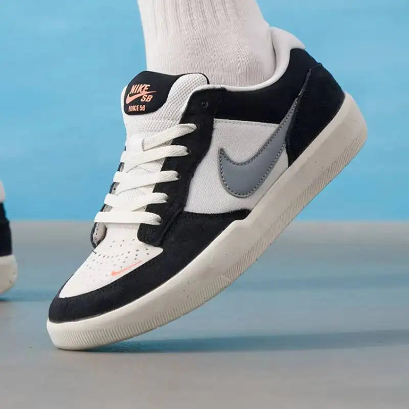Populära Nike Men SB FORCE 58 låga retro-skateskor – vårens mode, land- och surfstil, avslappnade sneakers DV5477-012