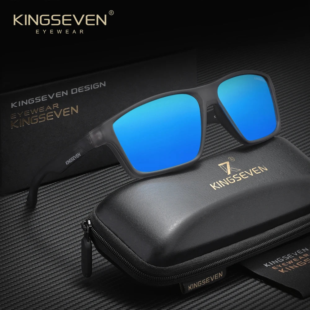 KINGSEVEN Polarized Sunglasses For Men Women Driving Glasses Male Goggle UV400 Driving Outdoor Eyewear TR90