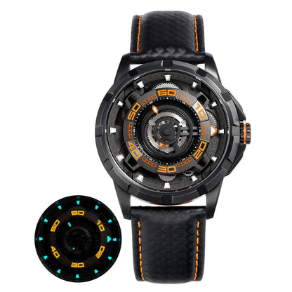 BERNY Automatic Skeleton Watch For Men 3D Dial 5ATM Luminous Sapphire 316L Steel MIYOTA 82S0 Mechanical Top Luxury Men's Watches