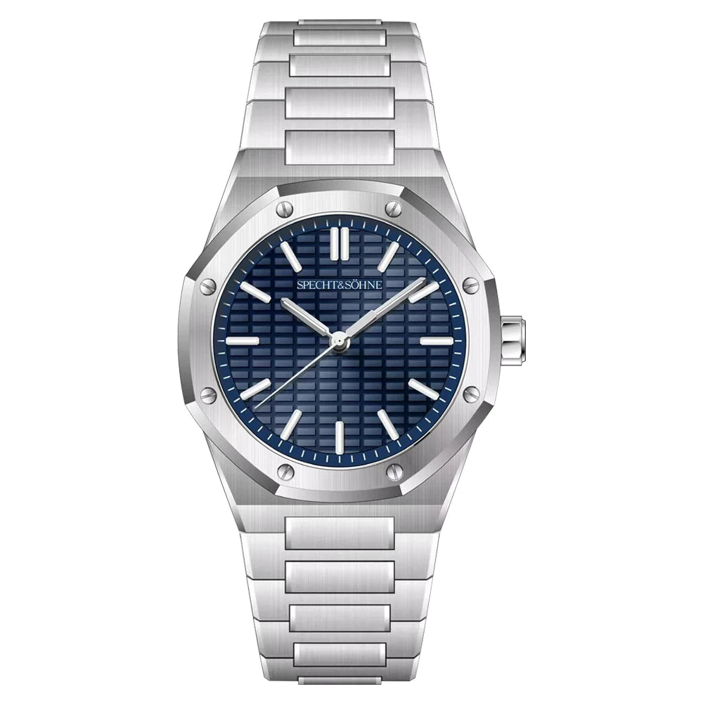 New 2026 Fashion Rare Specht & Söhne Men's Watch Ultrathin 38MM Steel Sapphire Crystal VH31 Quartz Wristwatch Relogio Masculino