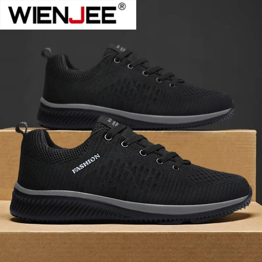 Męskie dzianinowe buty do biegania i chodzenia, casualowe sneakersy, oddychające sportowe buty do biegania, treningu i na siłownię, lekkie buty outdoorowe dla kobiet, rozmiary 38-47