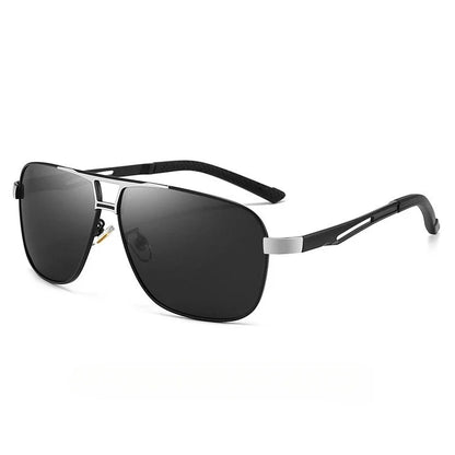 Top Aluminum Magnesium Square Polarized  Photochromic Sunglasses Men Sun Glasses Military Safety Driving Oculos De Sol Masculino