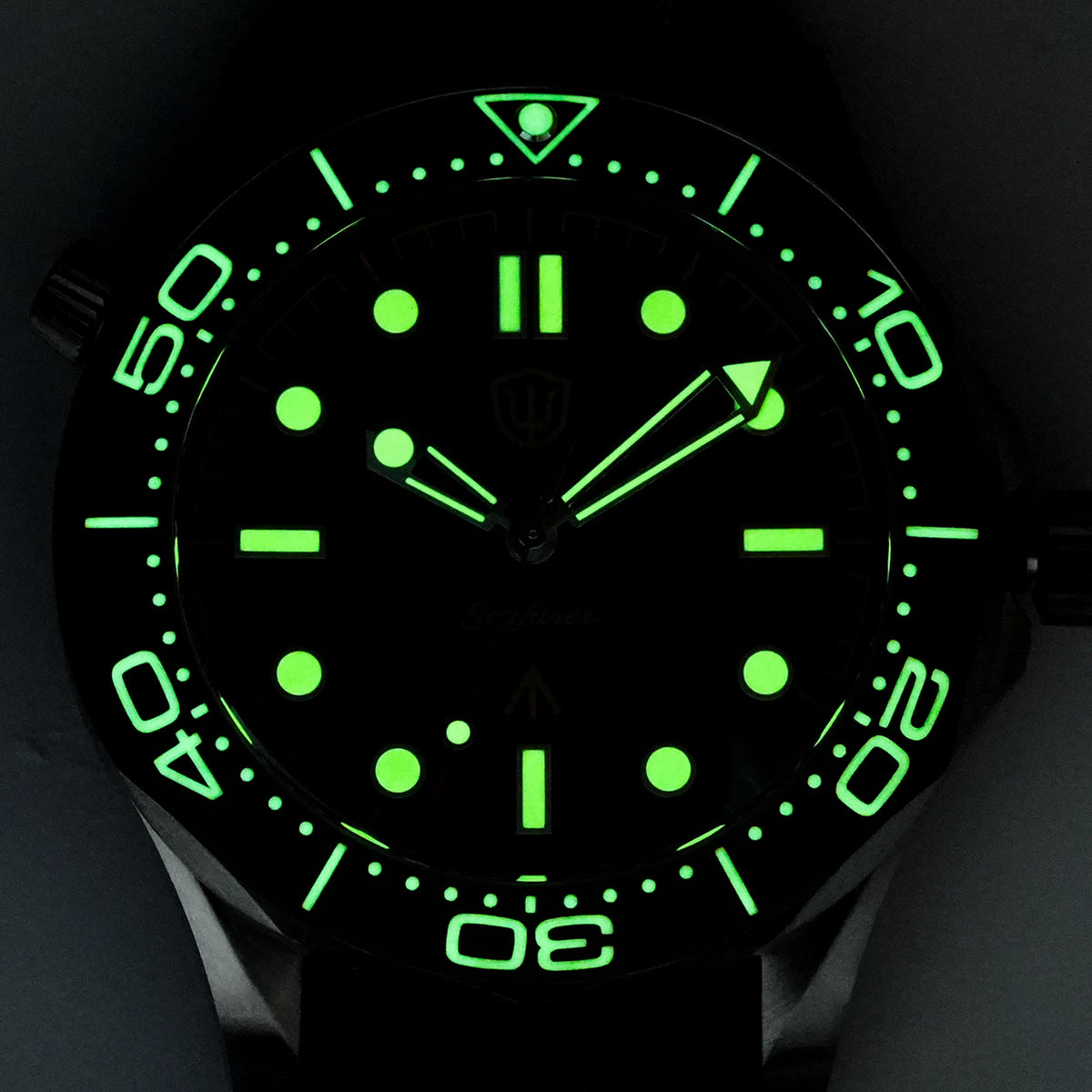 Watchdives 42mm Seafarer Grade 2 Titanium NTTD Dive Watch WD007Q V2 VH31 Sweep Second Quartz Movement Luminous Sapphire Watches