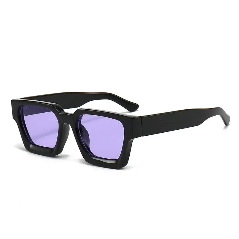 JNPCXI Fashion Square Women Luxury Sunglasses Retro Gradient Blue Designer Men Trending Sun Glasses Shades UV400