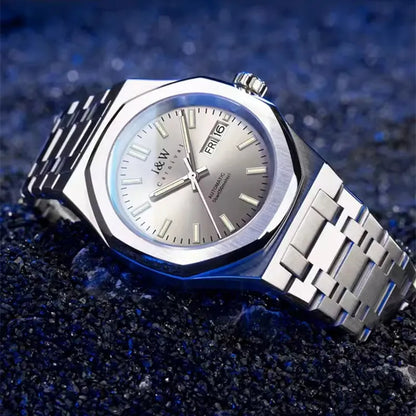 CARNIVAL Mens Mechanical Watch Brand Luxury Sapphire NH36 Movement Automatic Wrist Watches 50m Waterproof for Men Reloj Hombre