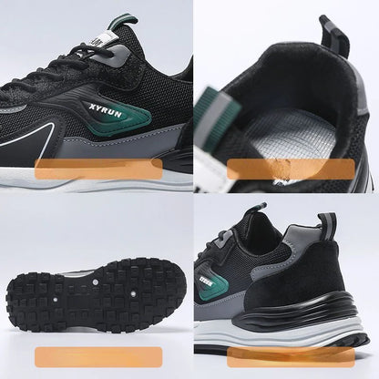 Chaussures de sport polyvalentes en maille pour hommes, baskets respirantes de marque, chaussures de course antidérapantes, chaussures de sport à plateforme, Tenis Masculino