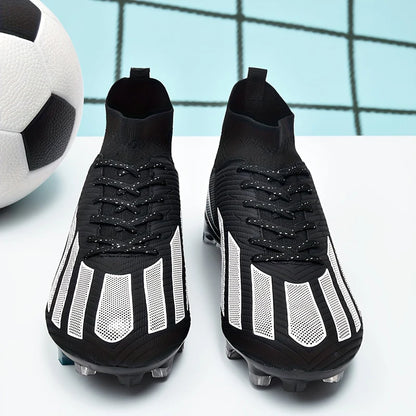 New Men's Football Boots Adult's Soccer Field Shoes Teenager's Sports Cleats Outdoor Grass Training Boots High Quality Sneakers