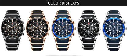 REWARD Men's Watches 81011M Sports Silicone Quartz Men's Watch Waterproof Calendar Chronograph Luminous Watches Men