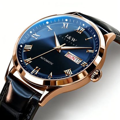 Carnival Brand High-end Series I&W Mechanical Watches Luxury Sapphire MIYOTA Movement Automatic Watches HD Luminous Reloj Hombre