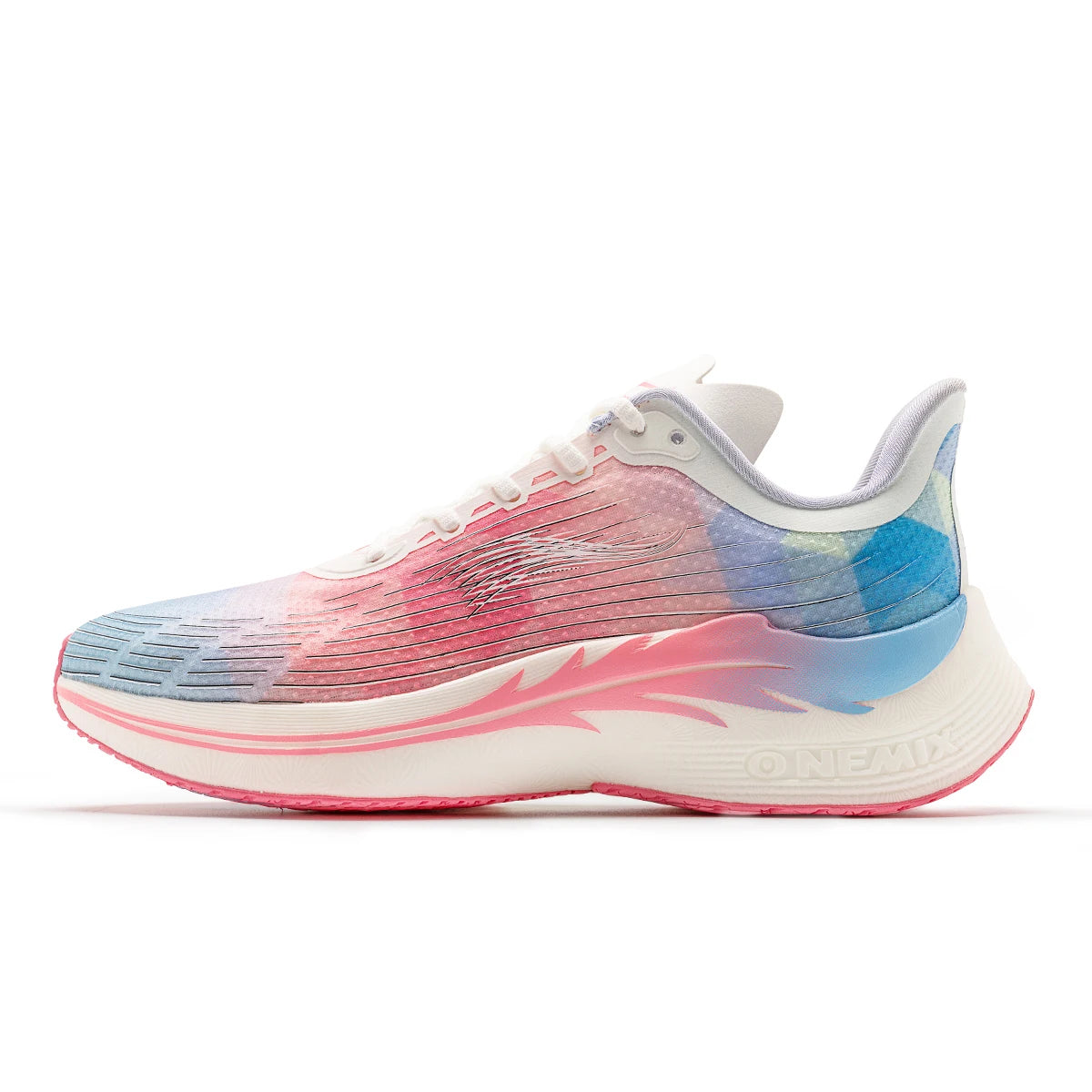 Onemix New Men's Marathon Running Shoes for Women, Breathable Lightweight Sneakers, Lace-Up Athletic Shoes, Comfortable, Light, and Soft