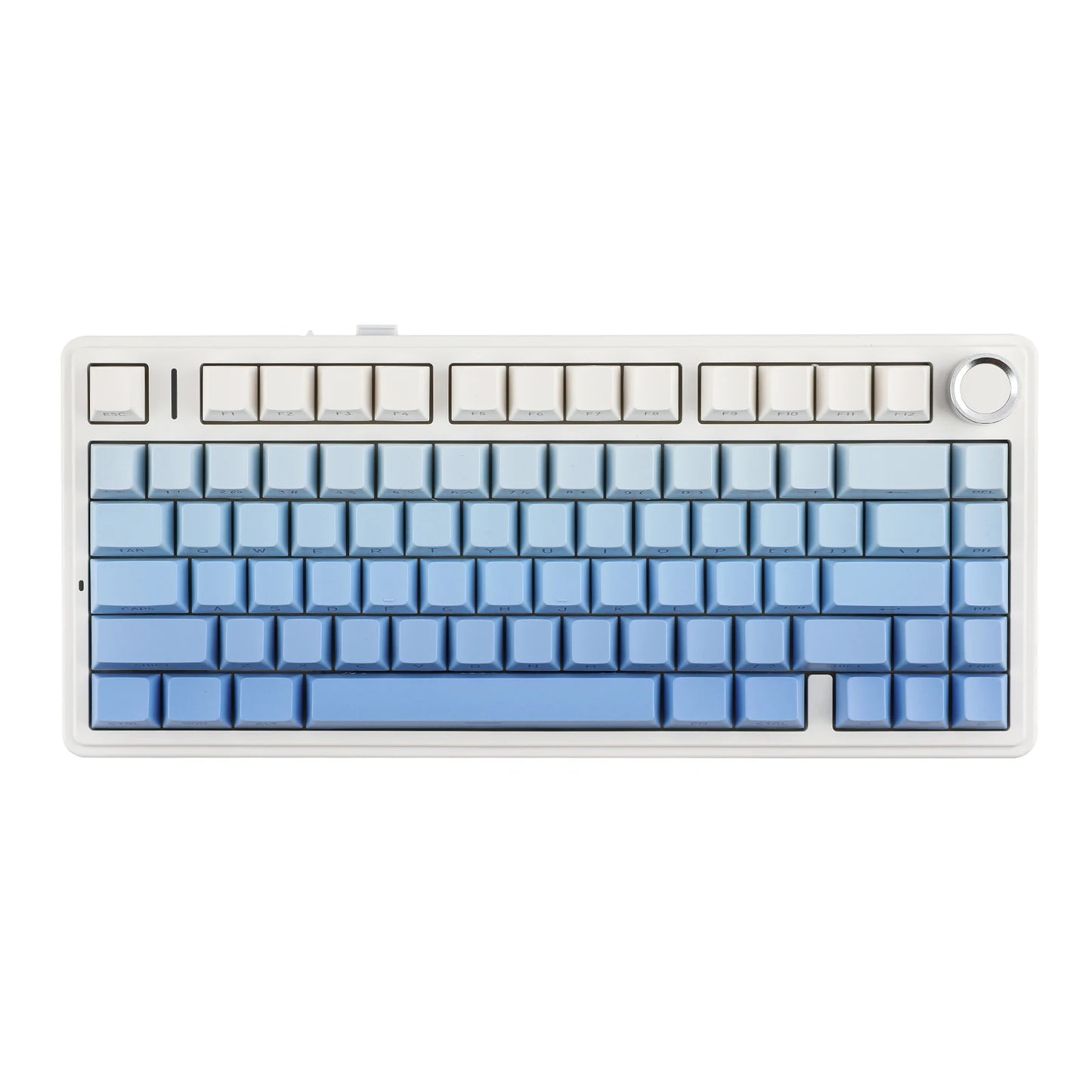 EPOMAKER x AULA F75 75% ANSI Gasket Hot-Swap Bluetooth 5.0/2.4G Wireless/Wired Mechanical Keyboard PBT Keycaps for Win/Mac