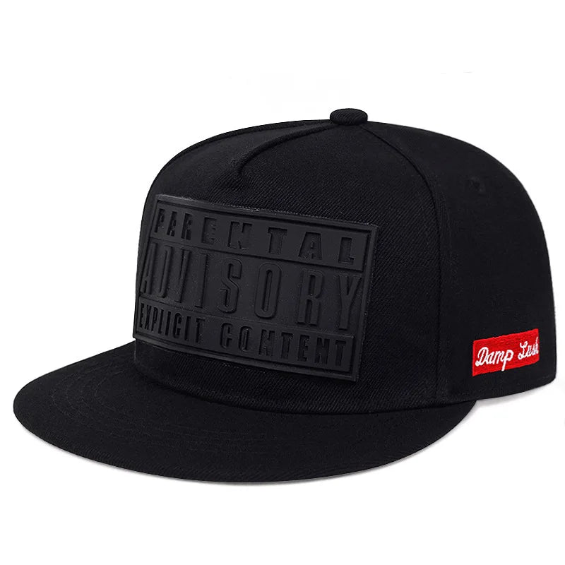 Casquette à visière plate, tendance, avec patch, à fermeture à pression, style hip-hop, à blocs de couleur, unisexe, légère, anti-UV, « dad hats » pour femmes et hommes
