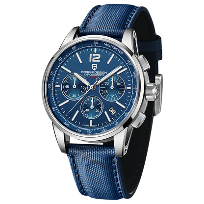 Pagani Design For Mens Watch Chronograph Japan Vk63 Sport Quartz Wristwatch Sapphire Date 100m Waterproof Reloj Hombr Masculino
