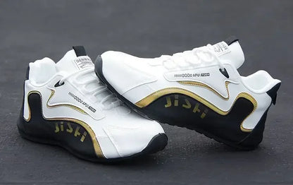 Sneakers da uomo in pelle PU impermeabili, scarpe sportive casual, scarpe da tennis leggere, traspiranti, piatte e antiscivolo, Zapatillas Hombre