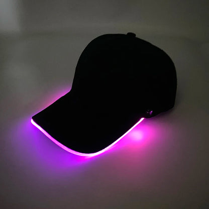 Modieuze lichtgevende baseballpet met LED-verlichting, hiphop-pet voor bar en club, fluorescerende hoed voor heren en dames, DJ-dansaccessoire en kostuumprop