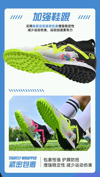 Men New TF Football Boots Society Professional Comfortable Top Quality Male Soccer Shoes Adult Casual Ultralight Football Shoes