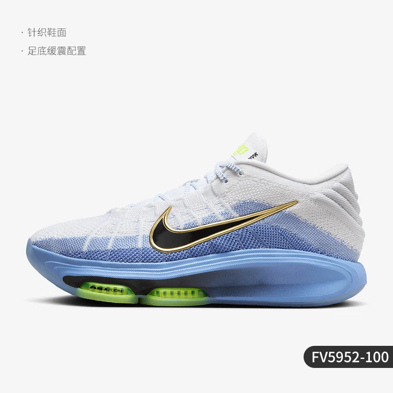 Nike Official Genuine 2024 New Men's Cushioned Breathable Basketball Shoes FV5952-100