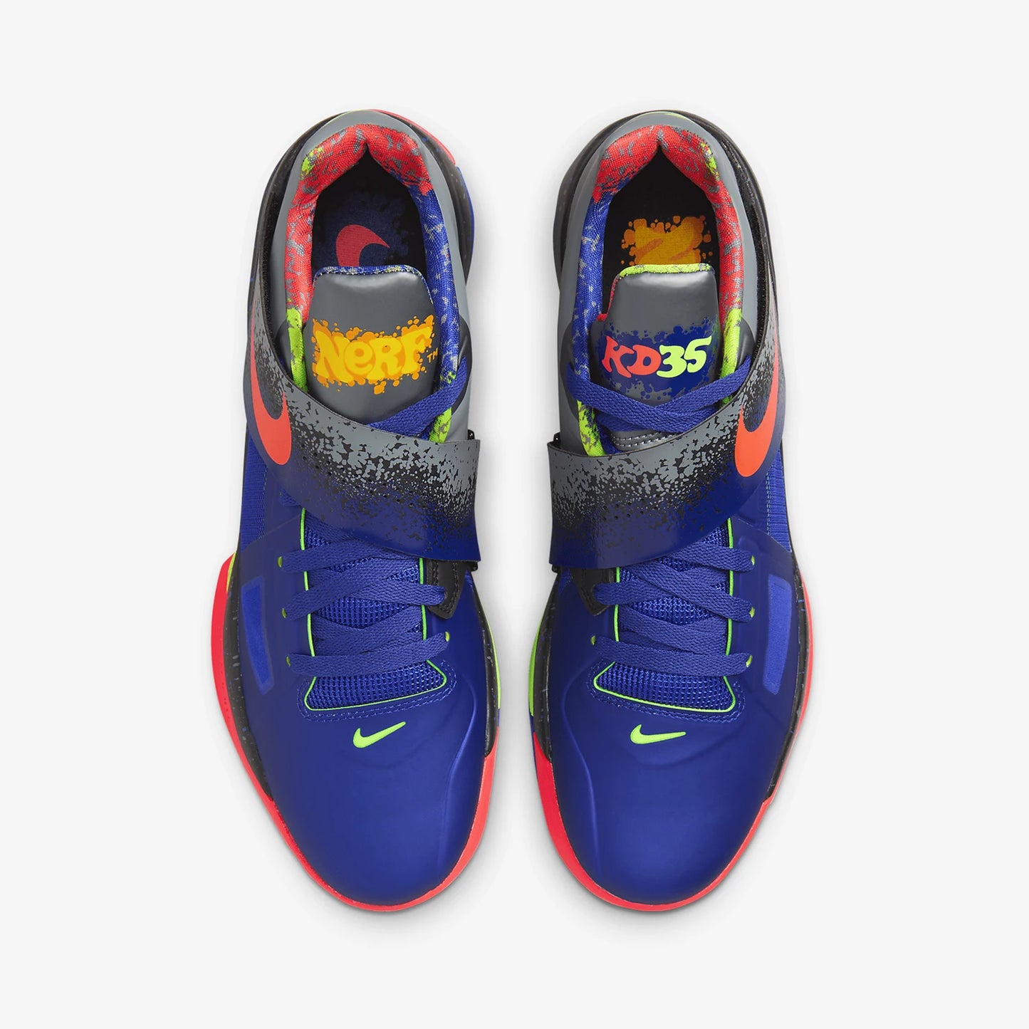 Nike KD 4 NERF auténticas para hombre, zapatillas de baloncesto bajas prácticas con amortiguación FQ8180-400