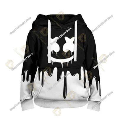 2-14Y Sweatshirt Fortnite Child Print Hoodie Sweatshirts Boys Girls Fashion Harajuku Jacket Kids Clothes Games Cosplay Costume