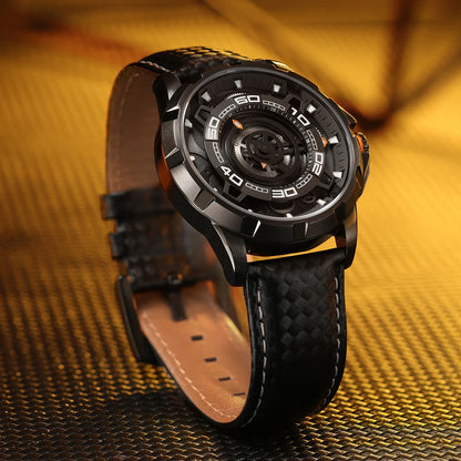 BERNY Automatic Skeleton Watch For Men 3D Dial 5ATM Luminous Sapphire 316L Steel MIYOTA 82S0 Mechanical Top Luxury Men's Watches