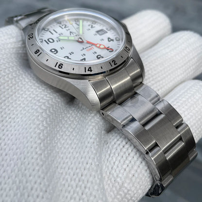 STEELFLIER Ufficiale SF792 GMT Orologio da polso meccanico Movimento NH34 Super BGW9 C3 Luminoso Impermeabile fino a 200 m Orologio da immersione di lusso da uomo