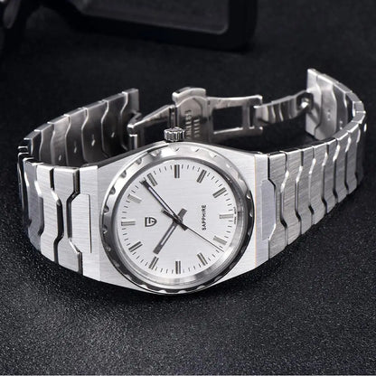 PAGANI DESIGN Men's Quartz Watches Ultra-Thin 7mm Series 222 Sapphire Stainless Steel Waterproof Watches for Man reloj hombre