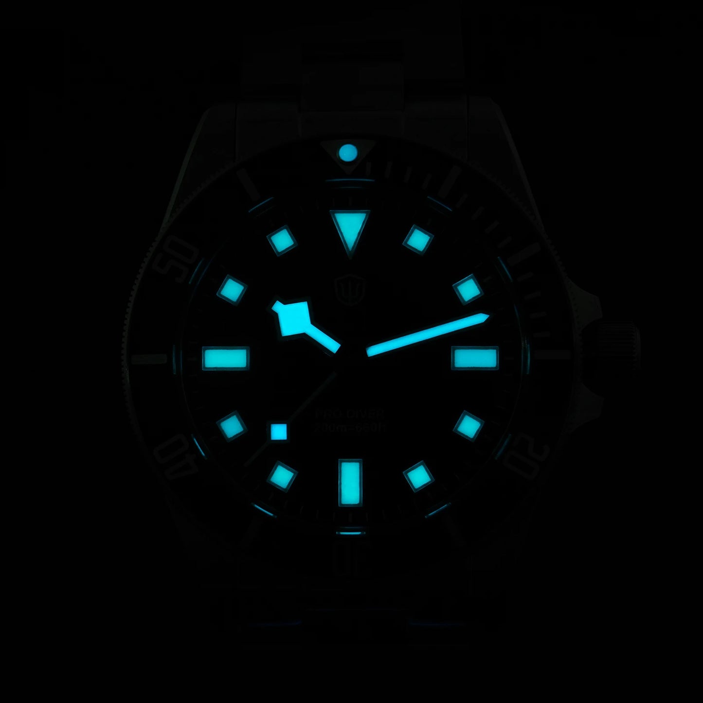 Watchdives WD1969 PRO Men Quartz Watch Sapphire Crystal Luminous Waterproof VH31Sweep Seconds Movement Stainless Steel Watches