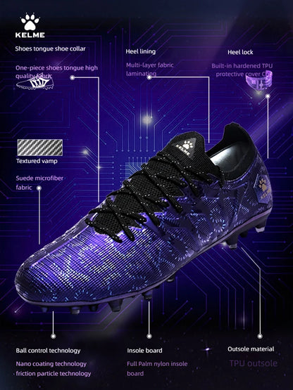 KELME Adult Football Shoes miesten Disease Electric 3.0 lyhytnappulaiset MG-ammattilaisjalkapallokengät otteluihin ja harjoitteluun, hengittävät