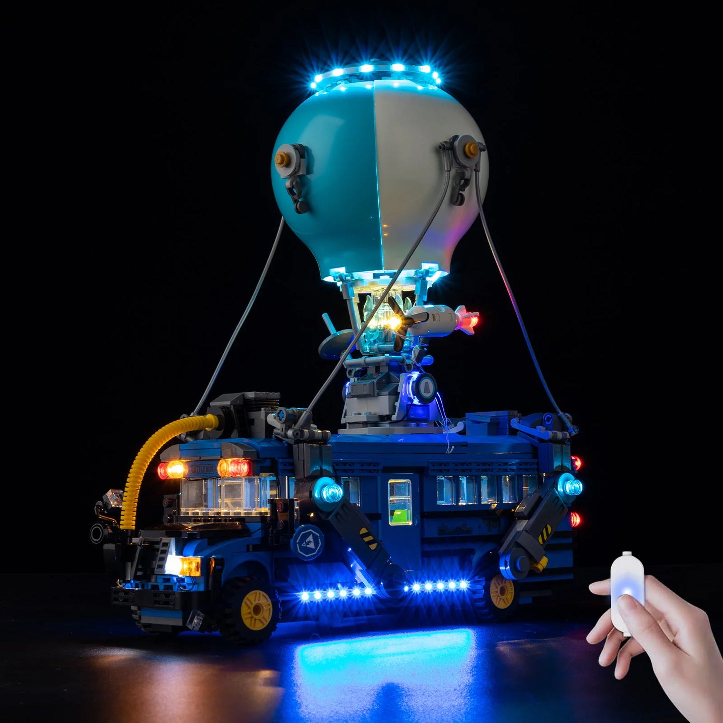 No Model LED Lighting Set Suitable for LEGO Fortnite Battle Bus 77073 Building Blocks
