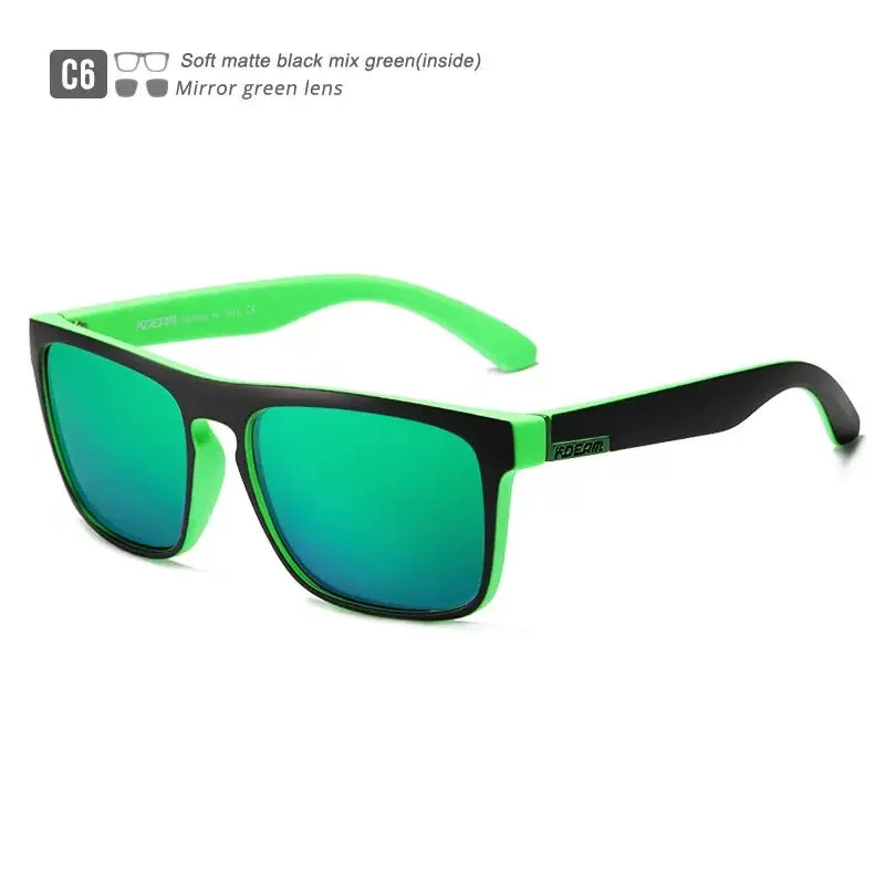 Outdoor Sport Square Myopia Lens Prescription Sunglasses Men Polarized Driving Anti-Glare Myopes Lunettes 0 -0.5 -0.75 To -6.0
