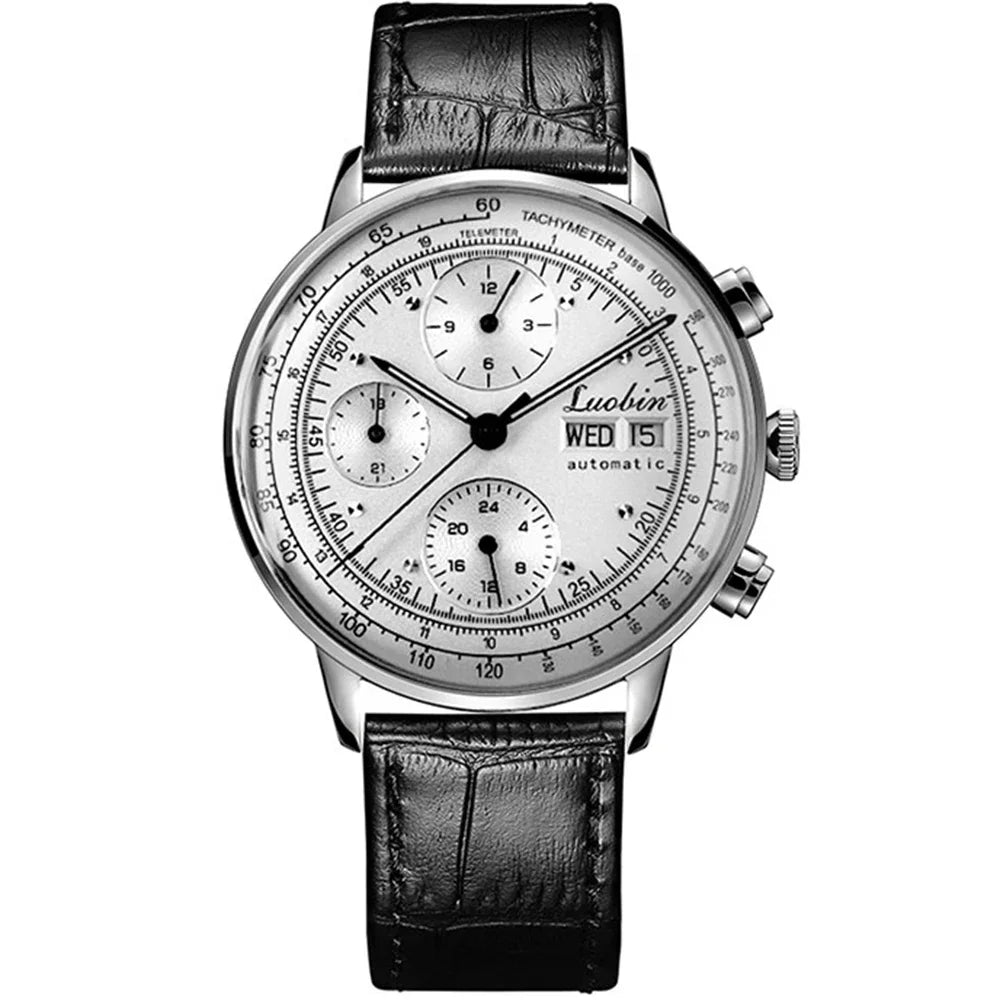 Orologio di lusso da uomo automatico meccanico a carica automatica, elegante, in acciaio inossidabile, luminoso, Relojes Para Hombre 2020