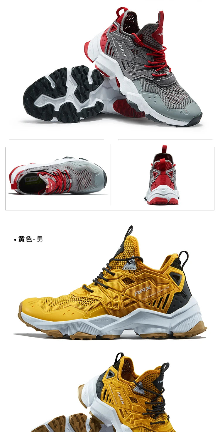 Rax Men's Running Shoes Women Breathable Jogging Shoes Men Lightweight Sneakers Men Gym Shoes Outdoor Sports Shoes Male zapatos