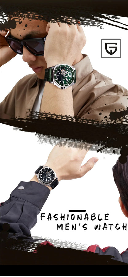 PD1736 PAGANI DESIGN 2025 Men Automatic Mechanical Watches Casual Fashion Sapphire Stainless Steel Diving TMI NH39 Men's Watch