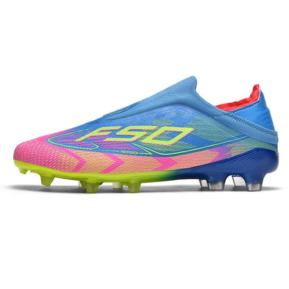Men Soccer Shoes Cleats FG/TF Professional Original Women Football Boots Society Grass Indoor Training Unisex Non-Slip Sneakers.