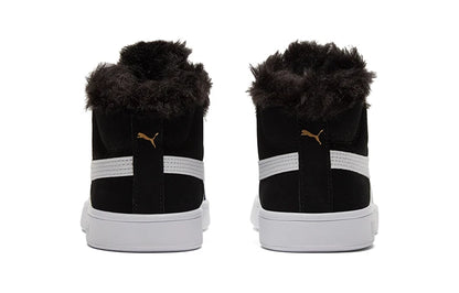 Baskets mi-hautes Puma Smash V2, chaleur, absorption des chocs, durabilité, noires 385005-01
