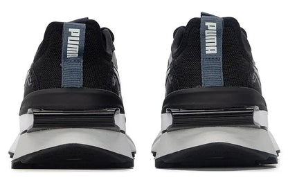 Puma Pwrframe Op-1, chaussures de sport basses, style lifestyle, en tissu Stealth et cuir synthétique, noir et gris, 386623-01