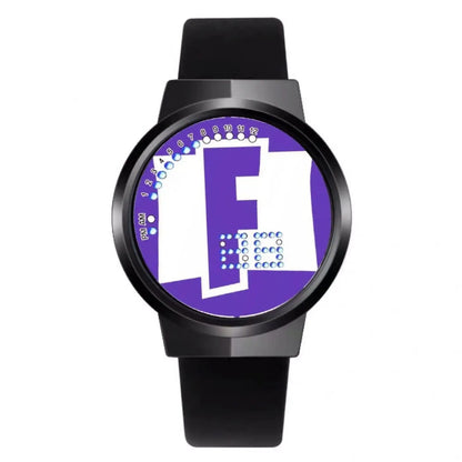 Ρολόι Fortnite Cute Fashion Cartoon Personalized Kawaii με φως νυκτός LED αφής, ηλεκτρονικό μαθητικό ρολόι, δώρο για φίλους