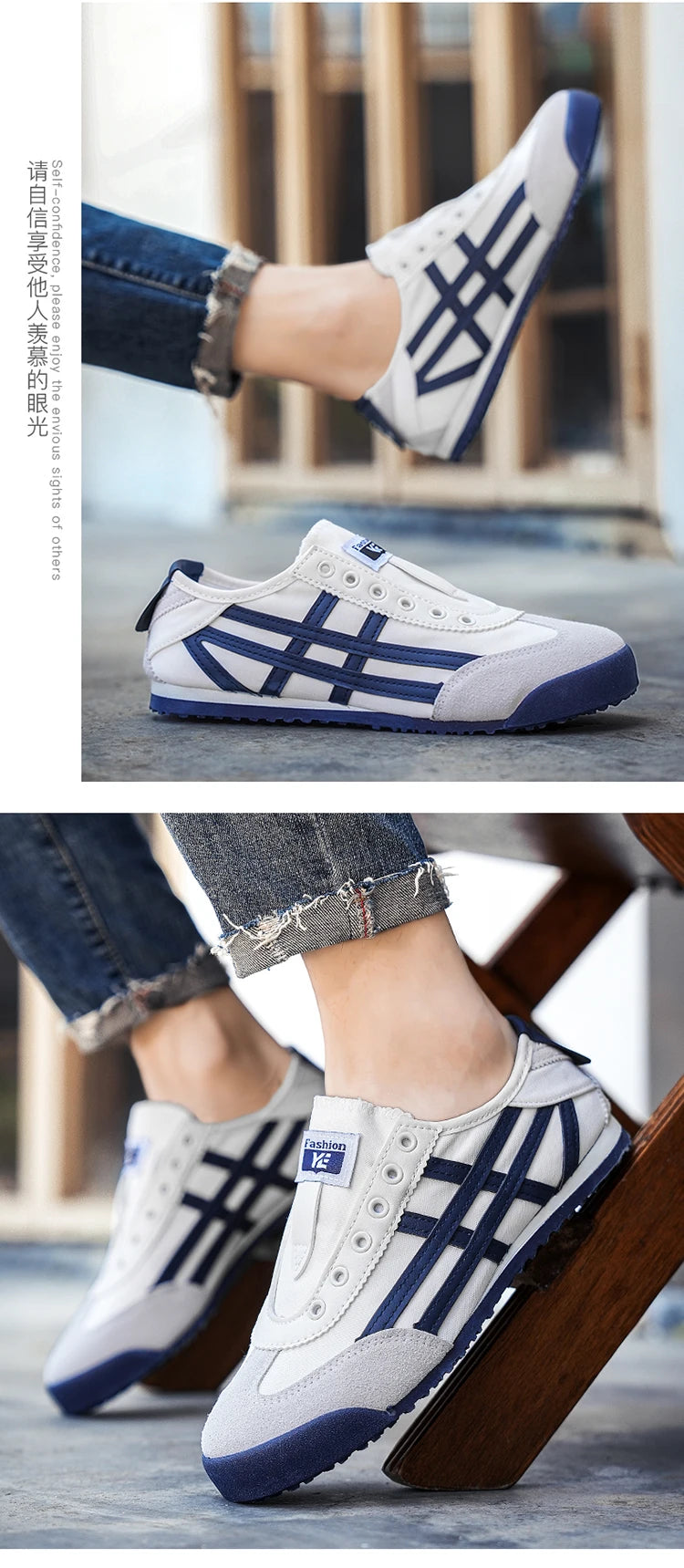 Men's Classic Running Shoes Lace Up Flat Bottom Sports Shoes Soft Sole Walking Gym Breathable Couple Casual Canvas Tennis Shoes