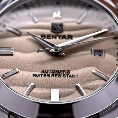 BENYAR Top Sand Series 40mm Hot Selling Mechanical Watch 316L Stainless Steel Simple 5 Bar Waterproof Automatic Men's Watch