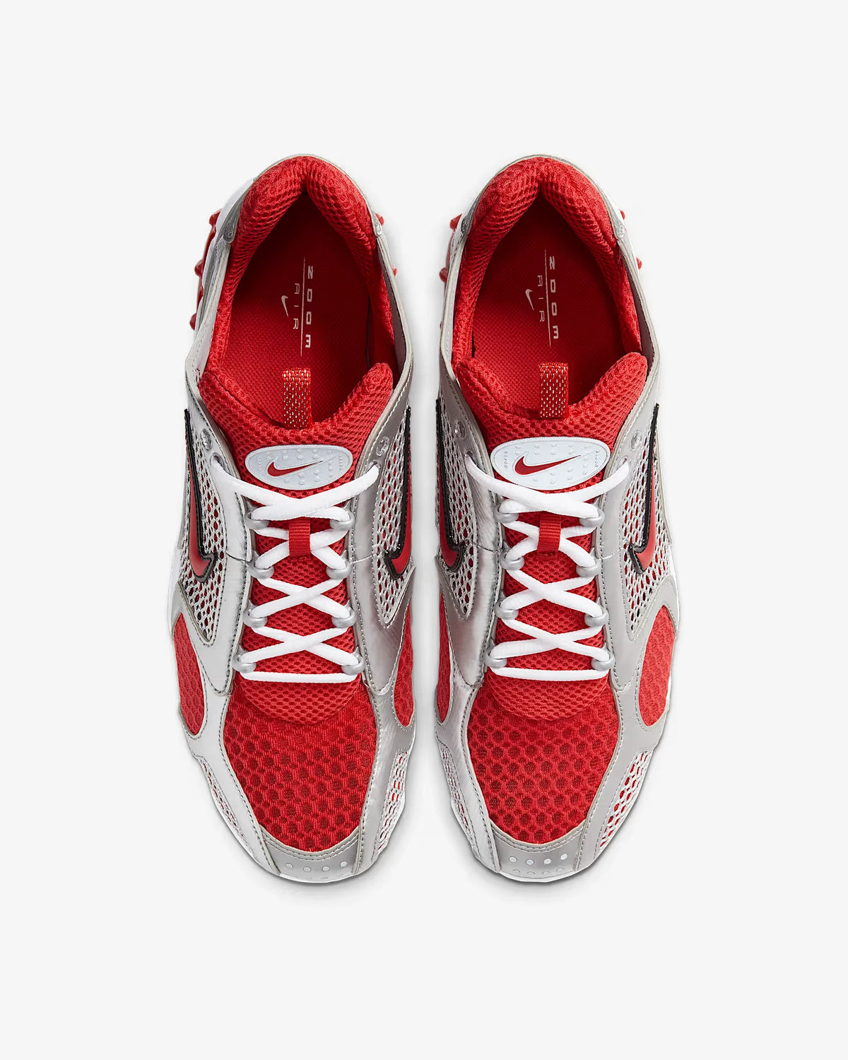 Nike Air Zoom Spiridon Cage 2 Унисекс ниски ежедневни обувки, издръжливи на износване, сиво-червени, за ежедневен стил CJ1288-600