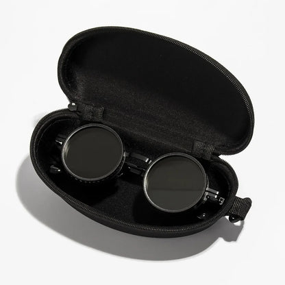 New ND2-400 Adjustable Dimming Glasses 9 Level UV400 Fishing Sunglasses With Glasse Case ND Filter Sun Glasses Driving